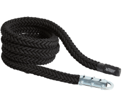 1.5" x 20' Cotton Climbing Rope - 38 mm. x 6 m. - (steel eyelet end)
