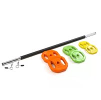 Gravity D Rep Set ripu un siteņa komplekts 20kg, metāla ar gumijas pārklājumu Gravity D Rep Set ripu un siteņa komplekts 20kg, metāla ar gumijas pārklājumu