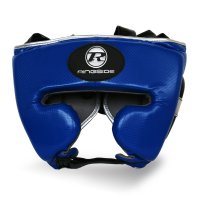 Pro Fitness Head Guard Synthetic Leather Metallic Navy / Black / Silver Pro Fitness Head Guard Synthetic Leather Metallic Navy / Black / Silver