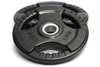 Gravity D Black Rubber Coated Plate, Diameter 30mm, psc, different weights