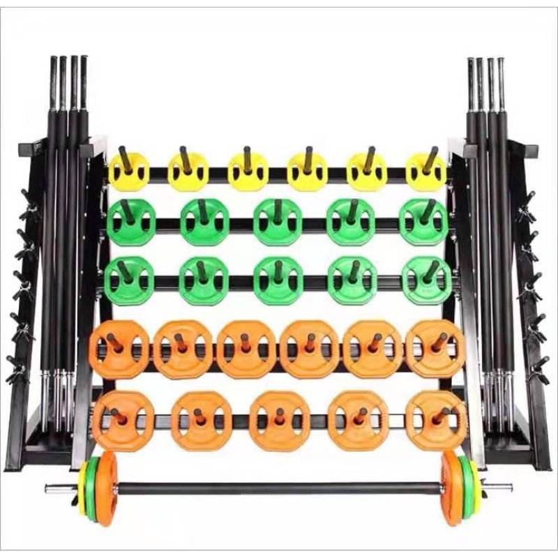 Gravity D Rep Set bodypump 20 kg, metal with rubber coating (second grade)