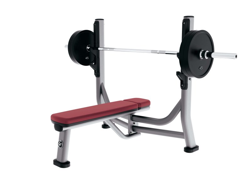 Life Fitness Olympic Flat Bench FitnesaVeikals.lv