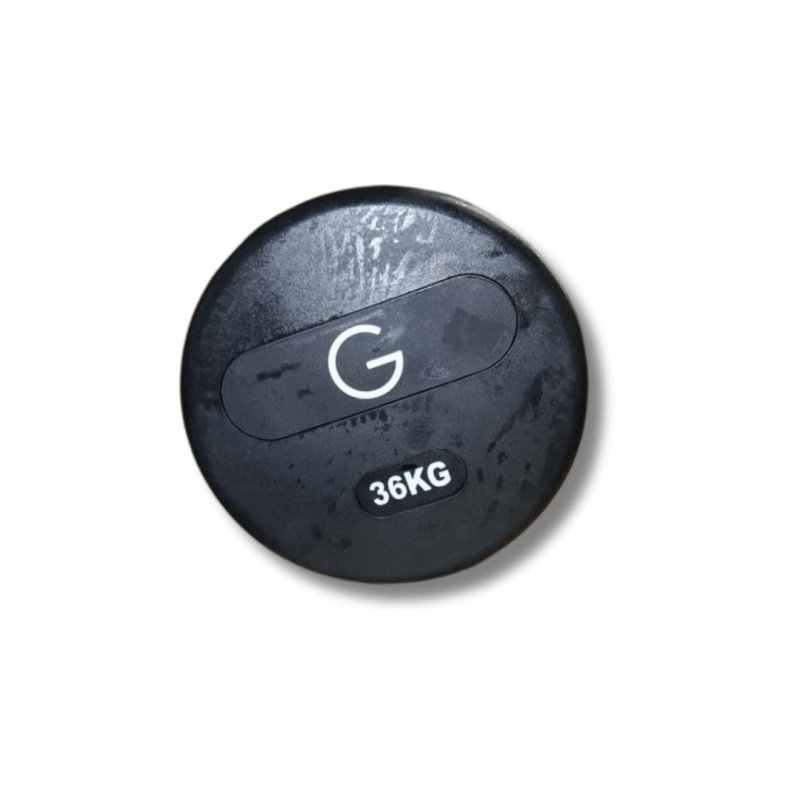 Gravity R Rubber Dumbbell Set, 2 kg increments, 32 kg - 50 kg, 10 pairs