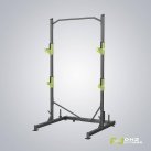 DHZ Fitness HOME Adjustable Weight Training Rack, frame pearlblack, green