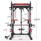 Gravity D Series Power Rack, Smith Machine, Dual Adjsutable Pulley, Power Pivot