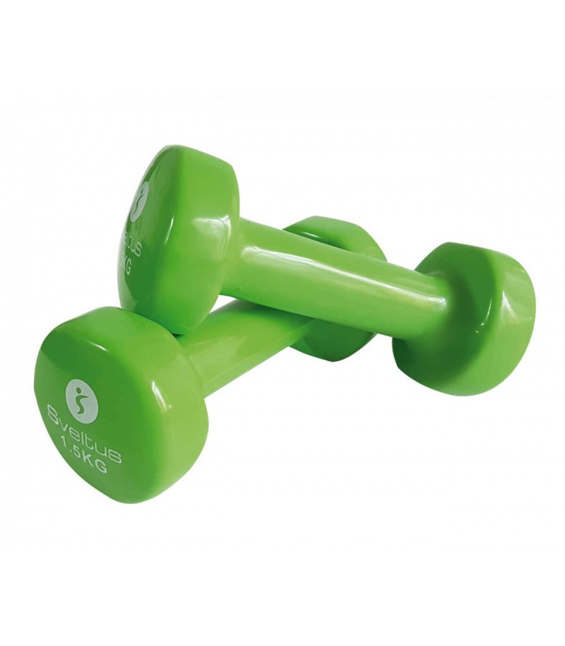 Vinyl-coated dumbbells 1.5 kg x2