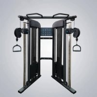 DHZ Fitness HOME Cable Cross functional gym, frame pearlblack / silver, weights 2x80 kg DHZ Fitness HOME Cable Cross functional gym, frame pearlblack / silver, weights 2x80 kg