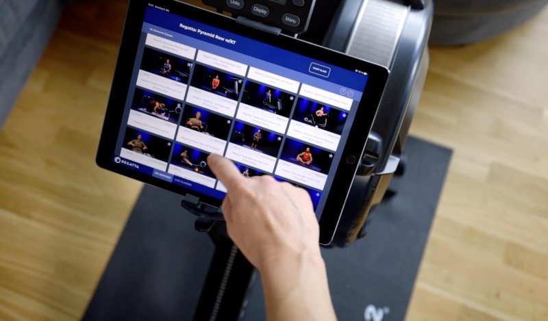 Concept2 RowErg Iekštelpu airešanas trenažieris D PM5 Melns
