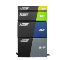 Safe Training Soft Plyometric Box - Impilabile - 90x75 cm. x 62" height (158 cm.) - Colorato - 4x B Safe Training Soft Plyometric Box - Impilabile - 90x75 cm. x 62" height (158 cm.) - Colorato - 4x B