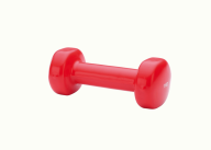 Vinyl dumbbells, different weights