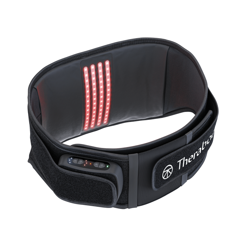Therabody ThermBack LED josta ar siltuma un vibrācijas terapiju