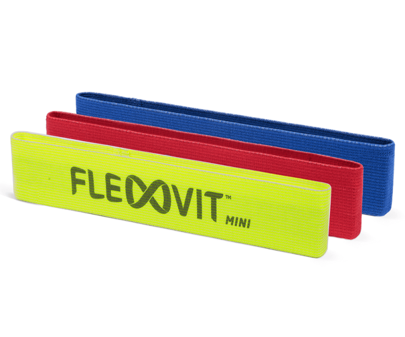 FLEXVIT Mini audumu gumiju komplekts (3 gab), basic ar maisinu