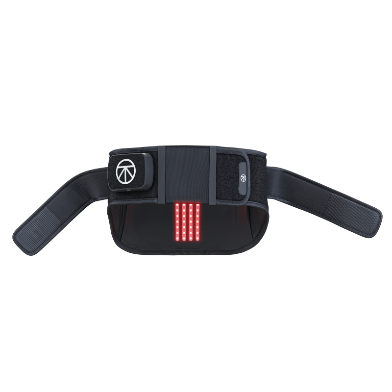 Therabody ThermBack LED josta ar siltuma un vibrācijas terapiju
