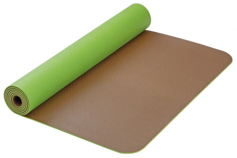 Yoga Calyana Advanced mat Lime green - Hazel thickness 4,5 mm, dimensions 650 x 1850 mm