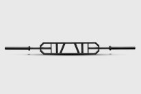 SWAT BAR - 84" Black Powder Coated Hard Chromed (sleeves) steel Speciality Bar, max weight 453.6kg