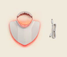 Therabody Neck & Chest LED un sarkanās gaismas terapija kakla un dekoltē zonai